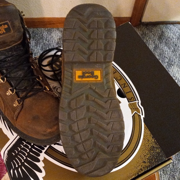 Georgia Men's 6 in. Lace up STEEL TOE BOOT - Picture 3 of 9